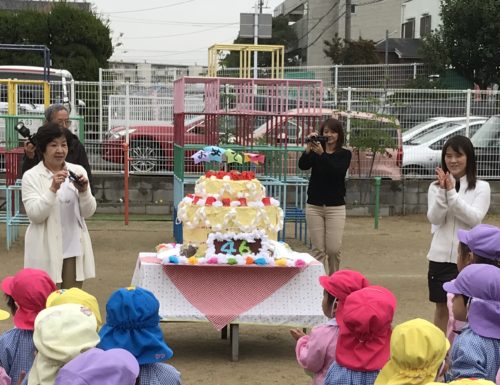 原山台幼稚園のお誕生日会
