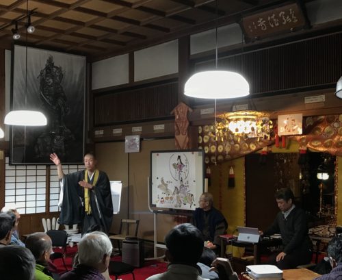 弘法寺で歴史トーク「いずみの名所学」