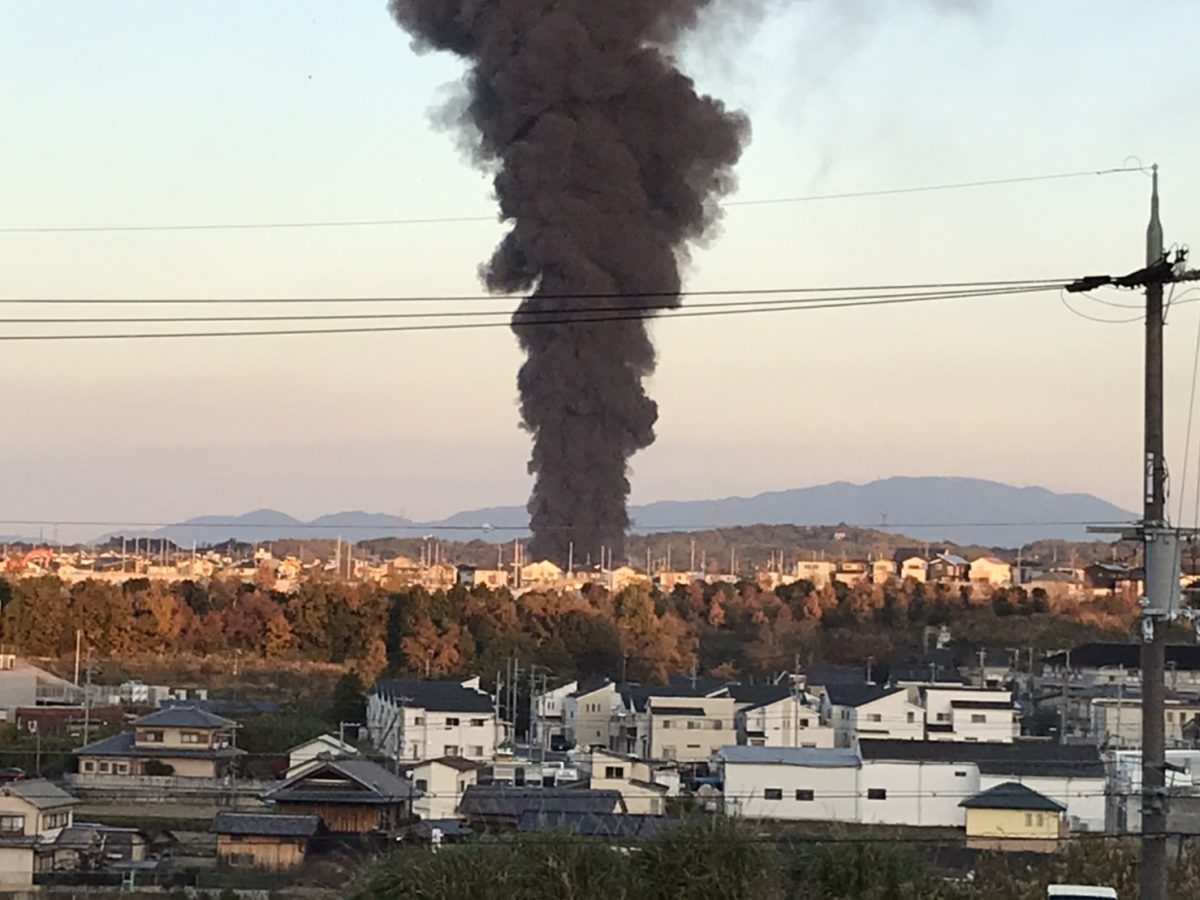 12月５日に発生した和泉市納花町の火事（１月22日更新）