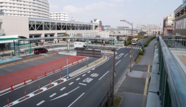 ［泉北］専用レーンで交錯解消　山側もほぼ完成、海側はすでに開放｜和泉中央駅前広場　