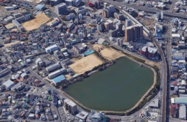 ［堺市中区］深井駅近くの水賀池、商業施設を誘致