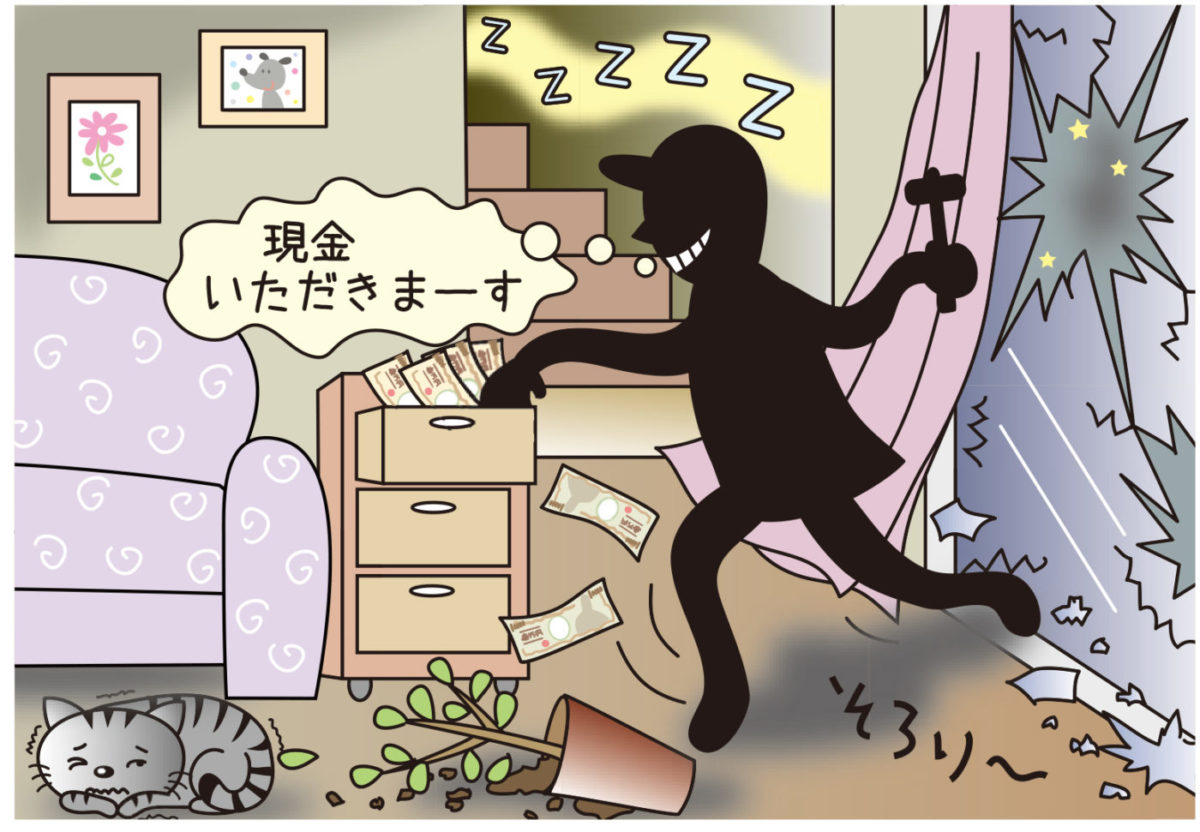 堺市南区 就寝中に泥棒が12万円盗む 泉北 金剛さやまコミュニティ