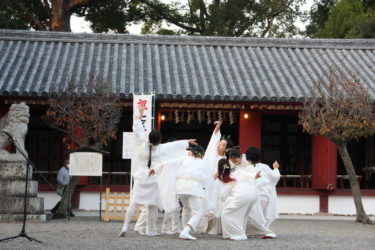 ［堺市南区］櫻井神社で〝舞〞奉納・伝統を次世代へと願い込め