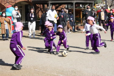 ［堺市南区］原山台幼稚園でサッカー大会