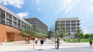 ［堺市南区］近大の新病院、デッキや緑道を開放　緑化や憩いのスペースも