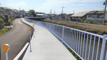 ［大阪狭山市］西除川沿い遊歩道が完成　２期目、藤渡橋〜清水橋の180ｍ