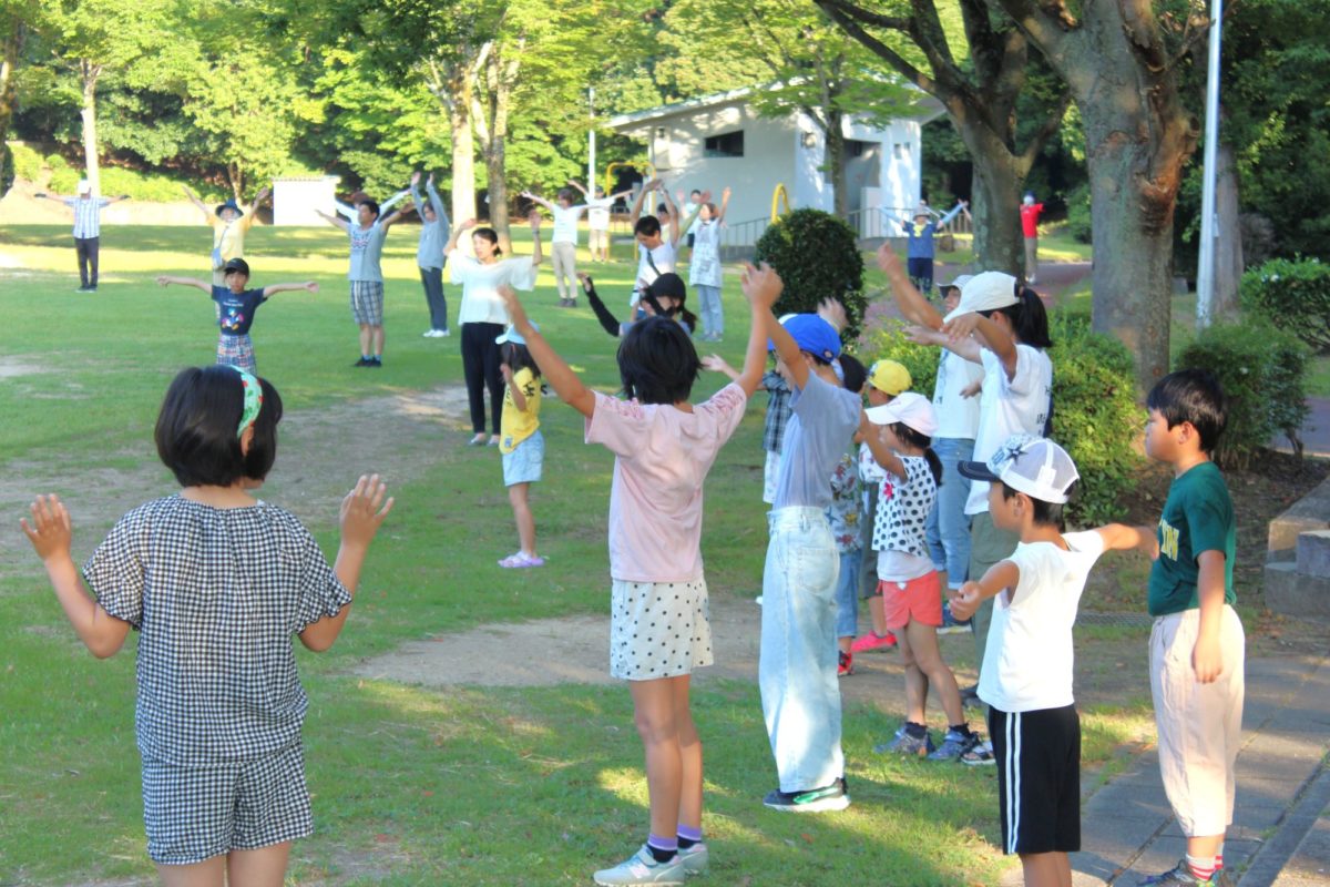 堺市南区］城山公園で毎朝ラジオ体操 高齢者と子どもら30人 昨年は年間