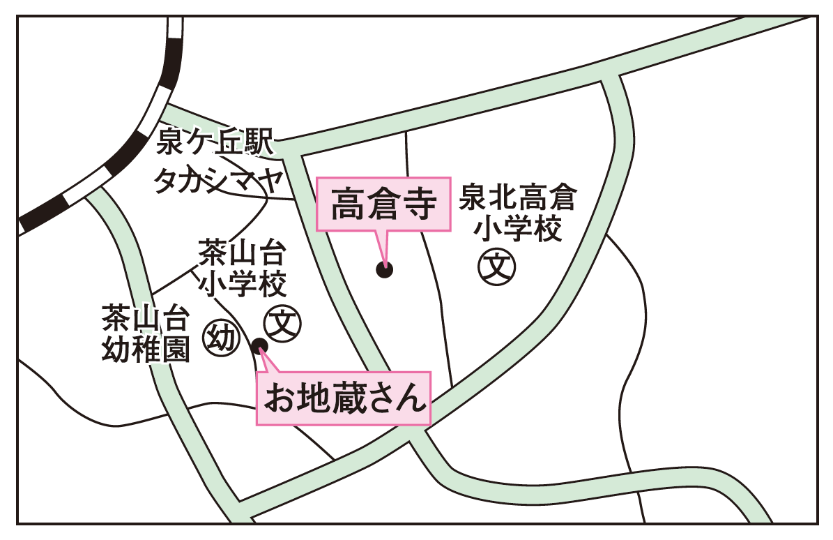 高倉寺周辺地図