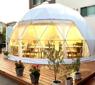 ［堺市南区］ドーム型飲食店が１周年、９月末まで「本紙見た」で生ビール１杯目100円／ワンドーム