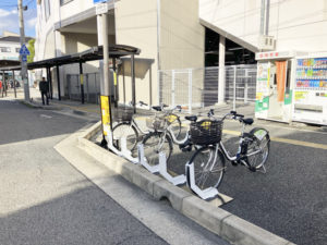 シェアサイクルポート金剛駅西側