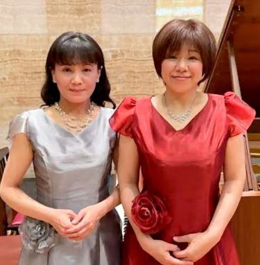 久保惣ピアノコンサート　林さんと山本さん