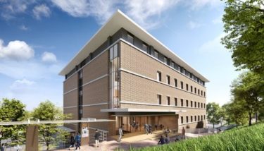 工学部新棟の完成予想図