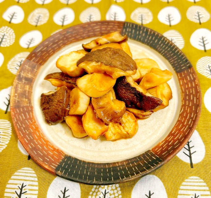 エリンギの照り焼き