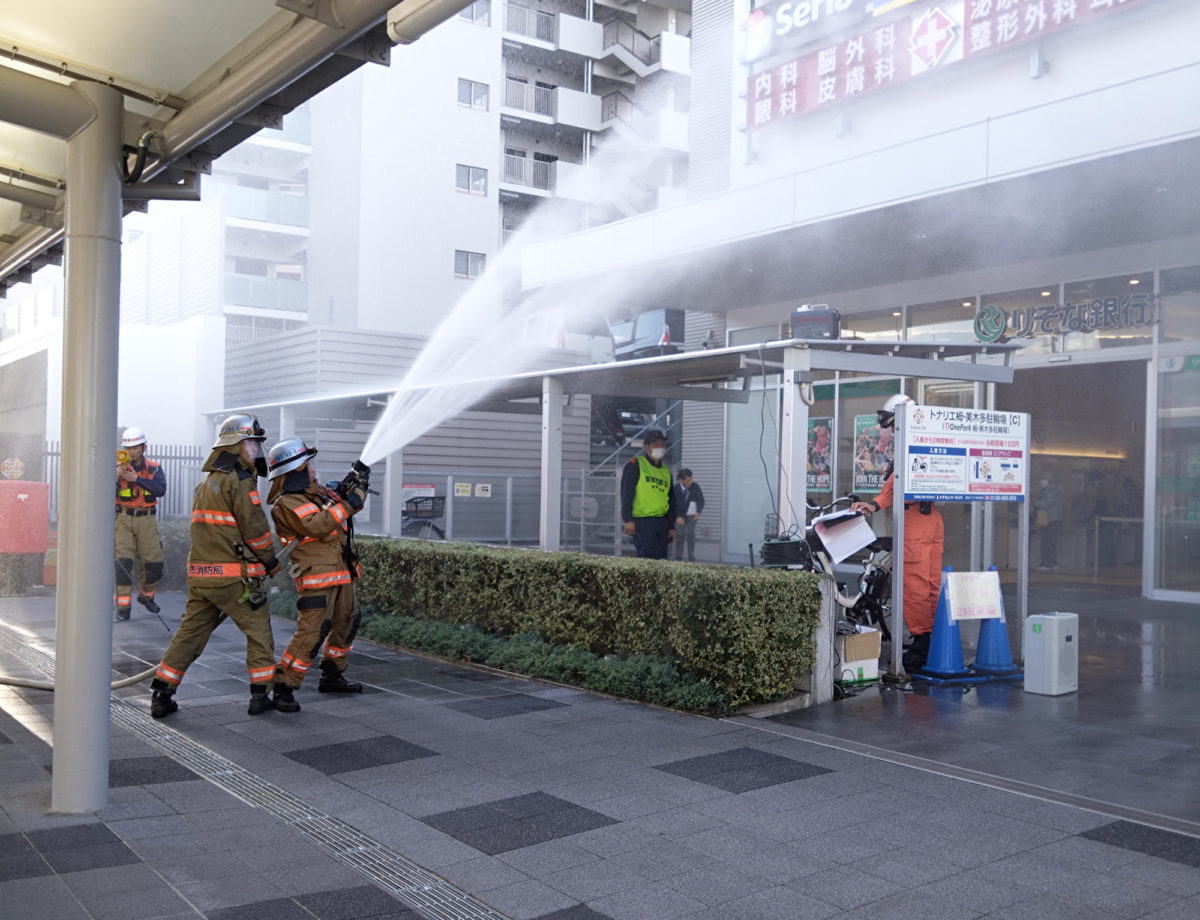 トナリエ　消防訓練