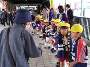 幼年消防クラブ　火の用心