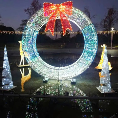 ［河内長野市］１月25日まで、夜を彩る「テラナリエ」／寺ケ池公園