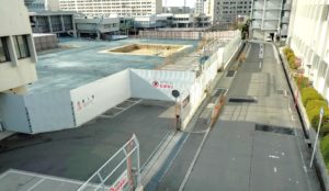 泉ヶ丘　南海複合ビル建設予定地（１月中旬撮影）