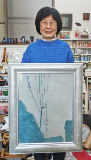 ［大阪狭山市］西山台で、日本画の末包さんが個展　何気ない日常が題材