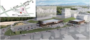 若松台２丁の開発計画イメージ図