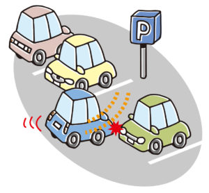 駐車場内事故