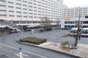 泉ケ丘駅北エリアのロータリー