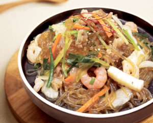 ジンミダン　牛肉&海鮮チャプチェ