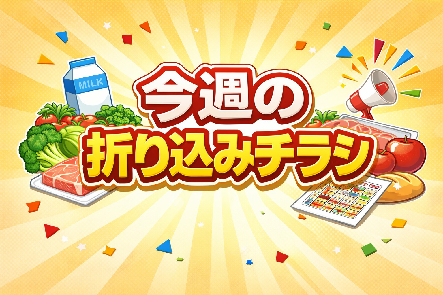 今週の折り込みチラシ